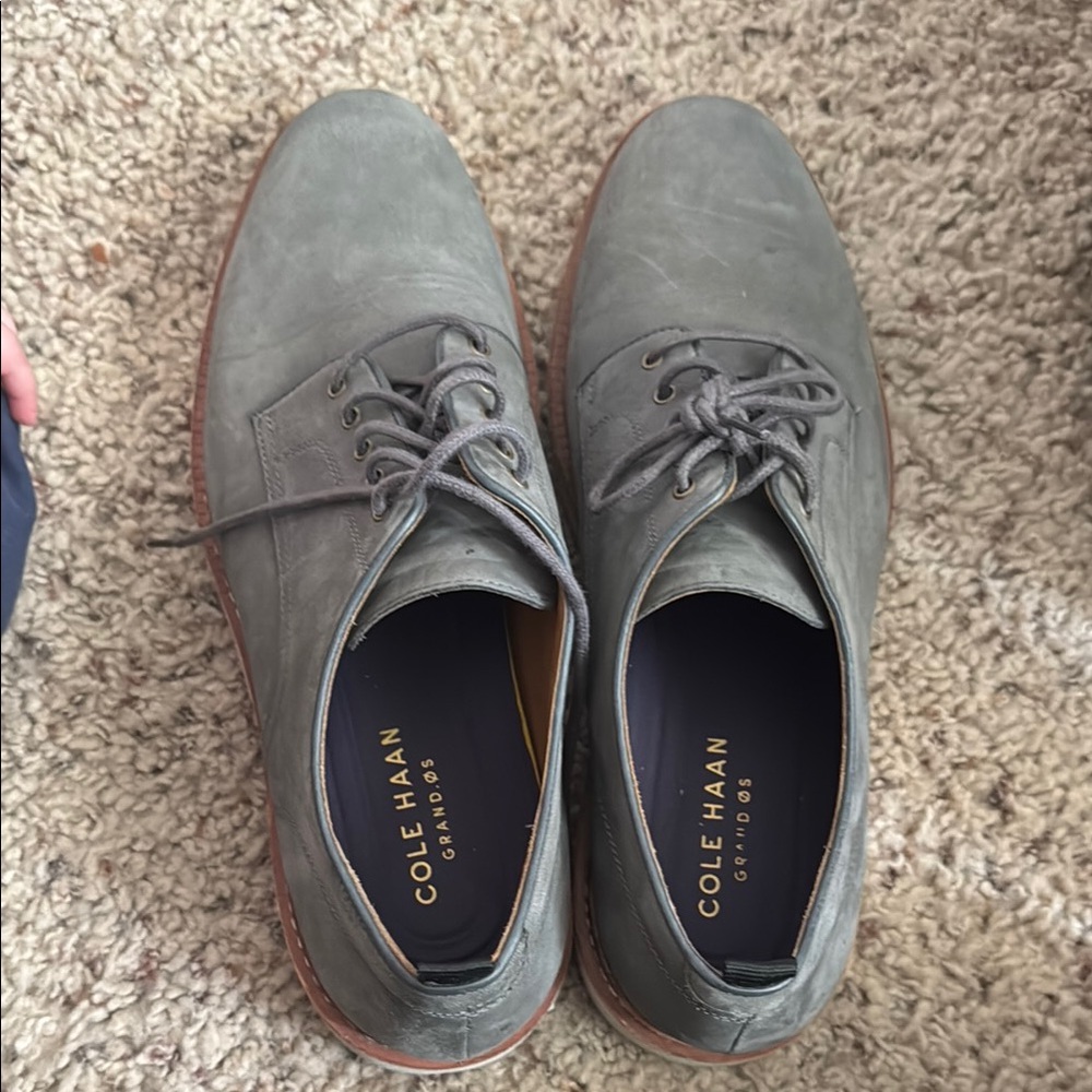 Cole Haan Men's Gray Oxford Shoes